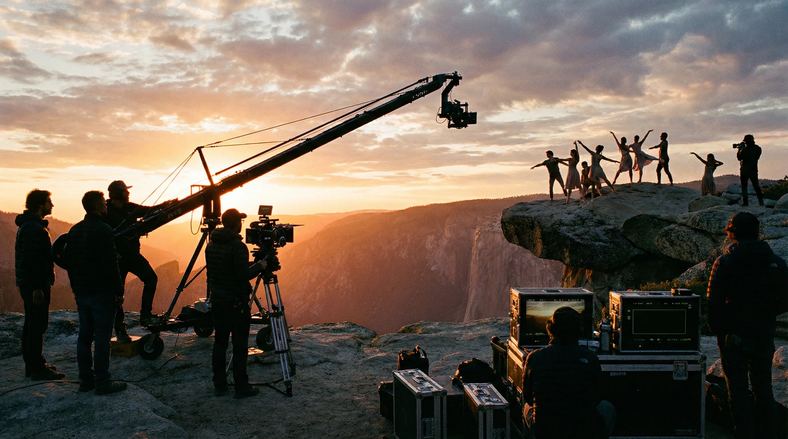 无限臀山传媒户外山顶实景拍摄团队